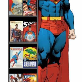 DC Comics Offer Dan Mora Superman Standee To Comic Shops