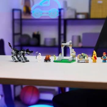Step into LEGO Fortnite with the New Peely & Sparkplug's Camp Set