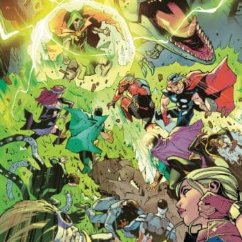 Interior preview page from AVENGERS #25 VALERIO SCHITI COVER