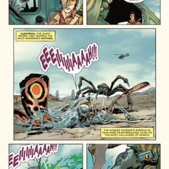 Interior preview page from GODZILLA VS. THE INCREDIBLE HULK #1 GIUSEPPE CAMUNCOLI COVER
