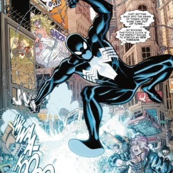 Interior preview page from GODZILLA VS. SPIDER-MAN #1 NICK BRADSHAW COVER