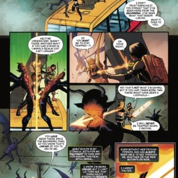 Interior preview page from MAGIK #4 J SCOTT CAMPBELL COVER
