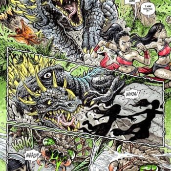 Interior preview page from MOTHRA: QUEEN OF THE MONSTERS #2 SOPHIE CAMPBELL COVER