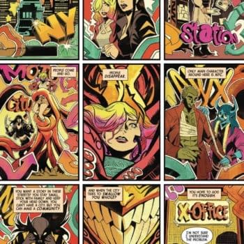 Interior preview page from NYX #10 SARA PICHELLI COVER