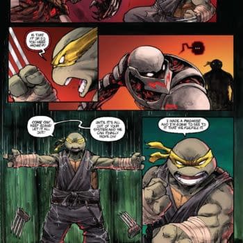 Interior preview page from TEENAGE MUTANT NINJA TURTLES: NIGHTWATCHER #7 FERO PE COVER
