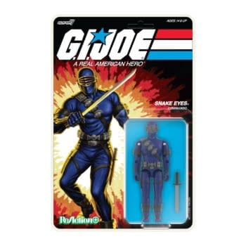Cartoon G.I. Joe Snake Eyes Joins Super7’s ReAction+ O-Ring Wave 
