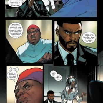 Interior preview page from ULTIMATE BLACK PANTHER #15 STEFANO CASELLI COVER