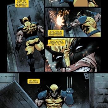 Interior preview page from WOLVERINE #8 MARTIN COCCOLO COVER