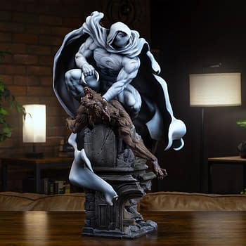 Sideshow Debuts New Marvel Comics Premium Moon Knight Statue 
