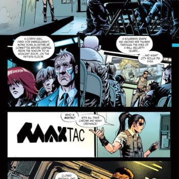 Interior preview page from CYBERPUNK 2077: PSYCHO SQUAD #4 FRANK CVETKOVIC COVER