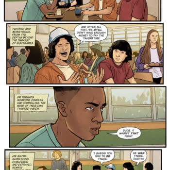 Interior preview page from STRANGER THINGS AND DUNGEONS & DRAGONS: RISE OF HELLFIRE #3 DIANA SOUSA COVER