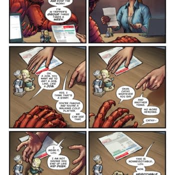 Interior preview page from MINOR THREATS: WELCOME TO TWILIGHT #3 SCOTT HEPBURN COVER