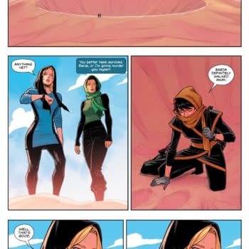 Interior preview page from Birds of Prey #22