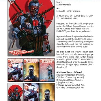 Valiant Comics August 2025 Solicits Bloodshot &#038 Tales Of Shadowman
