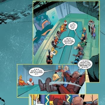 Interior preview page from DC vs. Vampires: World War V #9