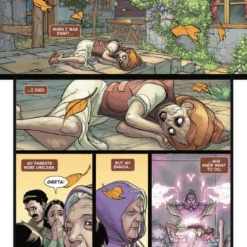 Interior preview page from DOOM ACADEMY #4 PABLO VILLALOBOS COVER
