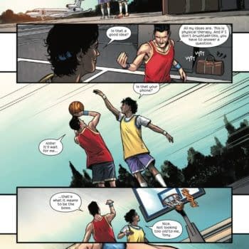 Interior preview page from IRON MAN #8 YASMINE PUTRI COVER