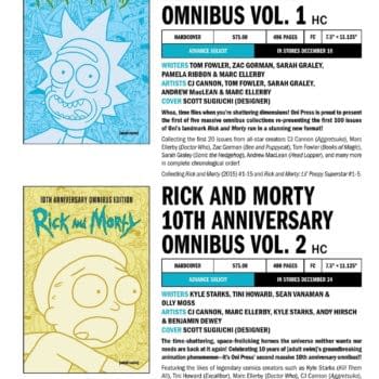 Rick and Morty Season 9 and Omnibuses in The Daily LITG, 19th May 2025