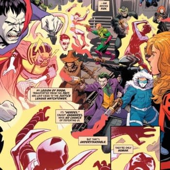 Interior preview page from Justice League Unlimited #7