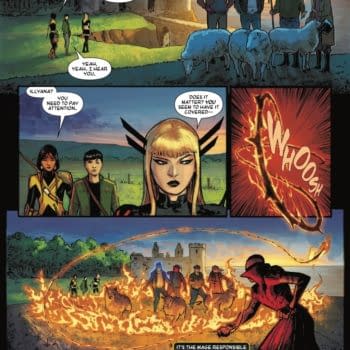 Interior preview page from MAGIK #5 J SCOTT CAMPBELL COVER