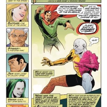 Interior preview page from Metamorpho: The Element Man #6