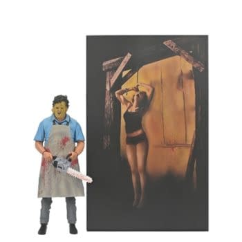 NECA Debuts Texas Chainsaw Massacre Poster Leatherface Figure 