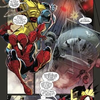 Interior preview page from SPIDER-MAN AND WOLVERINE #1 KAARE ANDREWS COVER