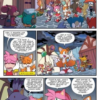 Interior preview page from SONIC THE HEDGEHOG #78 MAURO FONSECA COVER