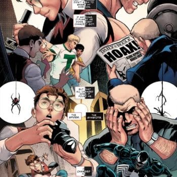 Interior preview page from SPIDER-VERSE VS. VENOMVERSE #1 LUCIANO VECCHIO COVER