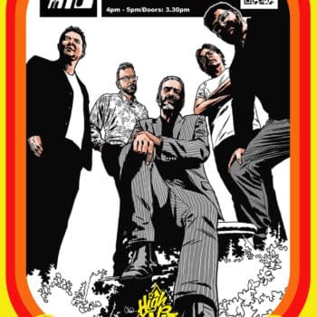 Charlie Adlard Plays Drums At High Vis Comic Con, Birmingham in June
