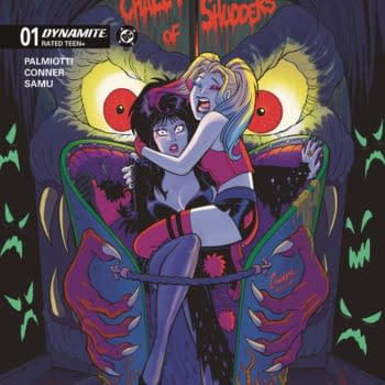 Juan Samu And Amanda Conner To Both Draw Harley Quinn X Elvira Crossover
