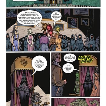 Interior preview page from LADY BALTIMORE: THE DAUGHTERS OF MEDUSA #2 MICHELLE MADSEN COVER