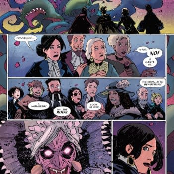 Interior preview page from OUR BRILLIANT RUIN: HORROR AT CRANE MANSION #3 FRANK CVETKOVIC COVER