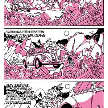 Interior preview page from TRAMPS OF THE APOCALYPSE #1 FRANK CVETKOVIC COVER