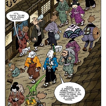 Interior preview page from USAGI YOJIMBO: TEN THOUSAND PLUMS #4 EMI FUJII COVER
