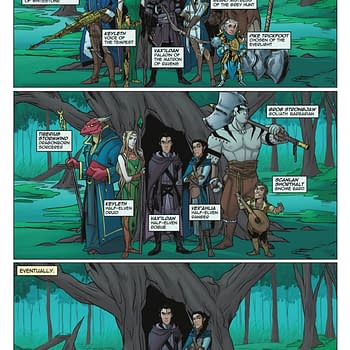 Interior preview page from CRITICAL ROLE: VOX MACHINA ORIGINS I #1 CHRIS NORTHROP COVER