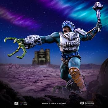 Masters of the Universe Man-At-Arms Exclusive Statue Arrives 