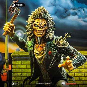 Iron Studios New Iron Maiden Eddie (50th Anniversary) 1/10 Statue 