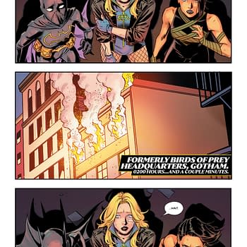 Interior preview page from Birds of Prey #23