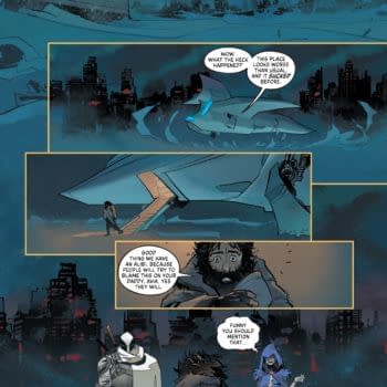 Interior preview page from DC vs. Vampires: World War V #10