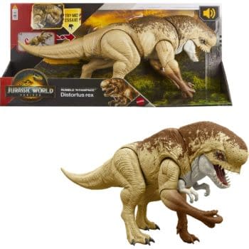 Beware the Jurassic World: Rebirth Distortus Rex from Mattel 