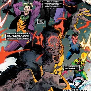 Interior preview page from Justice League Unlimited #8