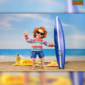 NECA Unveils New SDCC 2025 Child’s Play 3 Surf’s Up Chucky 