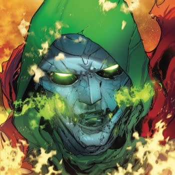 Interior preview page from ONE WORLD UNDER DOOM #5 BEN HARVEY COVER