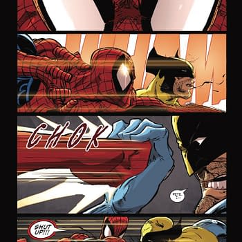 Interior preview page from SPIDER-MAN AND WOLVERINE #2 KAARE ANDREWS COVER