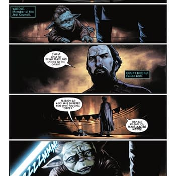 Interior preview page from STAR WARS: JEDI KNIGHTS #5 RAHZZAH COVER