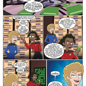 Interior preview page from STAR TREK: LOWER DECKS #8 ROBBY COOK COVER