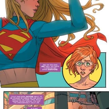 Interior preview page from Supergirl #2
