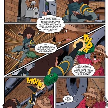 Interior preview page from TMNT: SATURDAY MORNING ADVENTURES 2 #26 DAN SCHOENING COVER