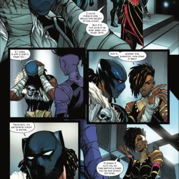 Interior preview page from ULTIMATE BLACK PANTHER #17 STEFANO CASELLI COVER